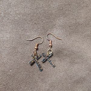 Cross earrings